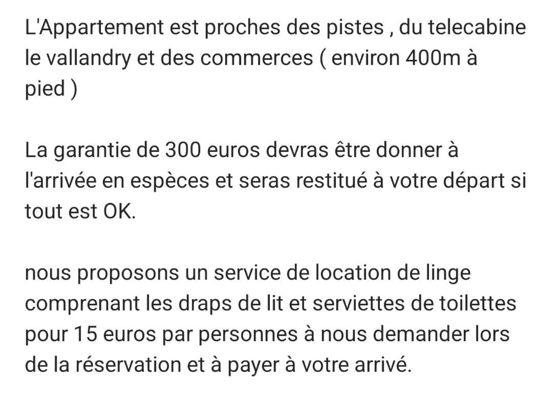 Appartement Plein Coeur De Vallandry Kültér fotó